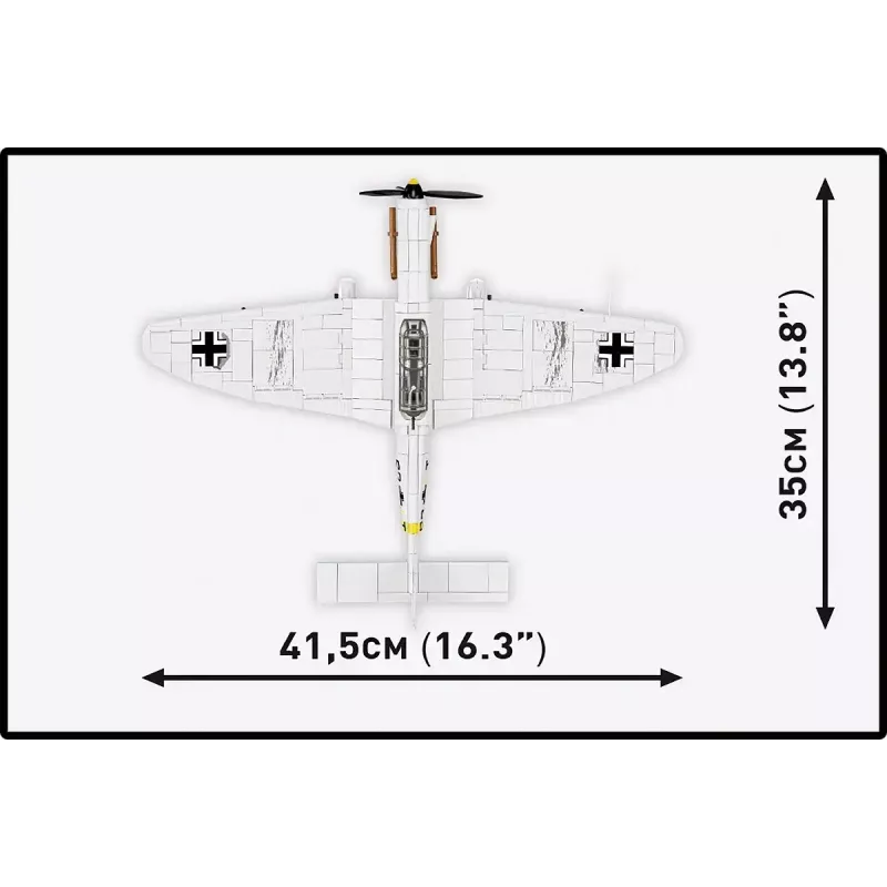 Conjunto de construção Cobi Blocks Junkers JU 87D-3 Stuka 556 peças