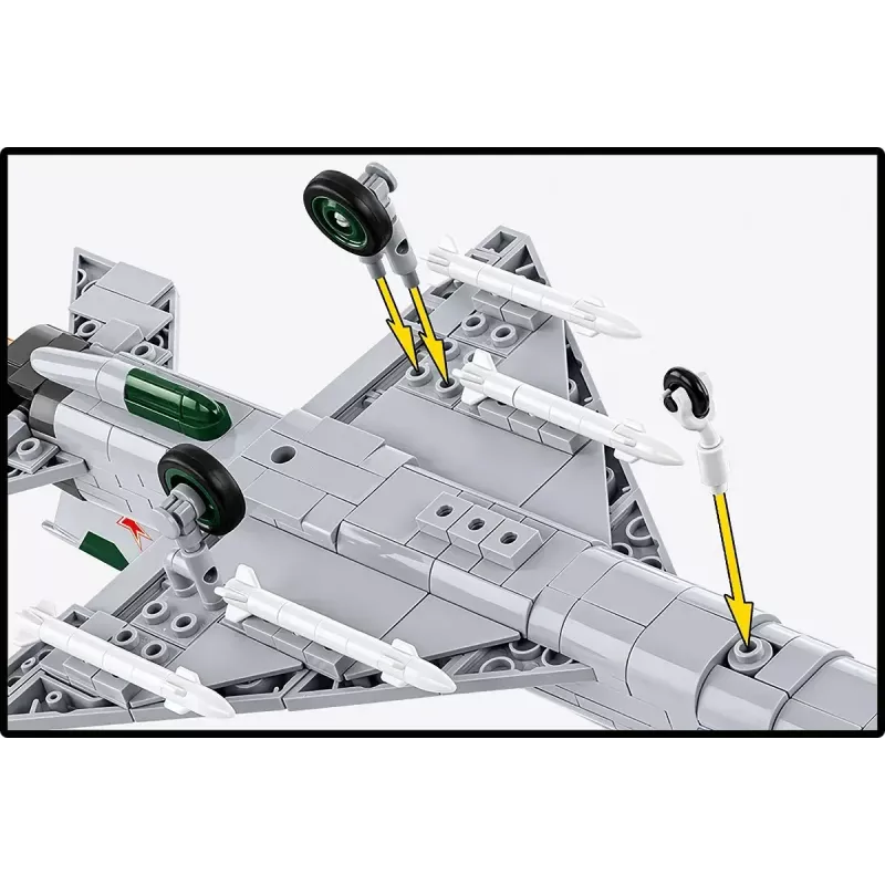 Blocos de construção Cobi MiG-21 MF conjunto de 381 blocos – modelo de brinquedo para montar