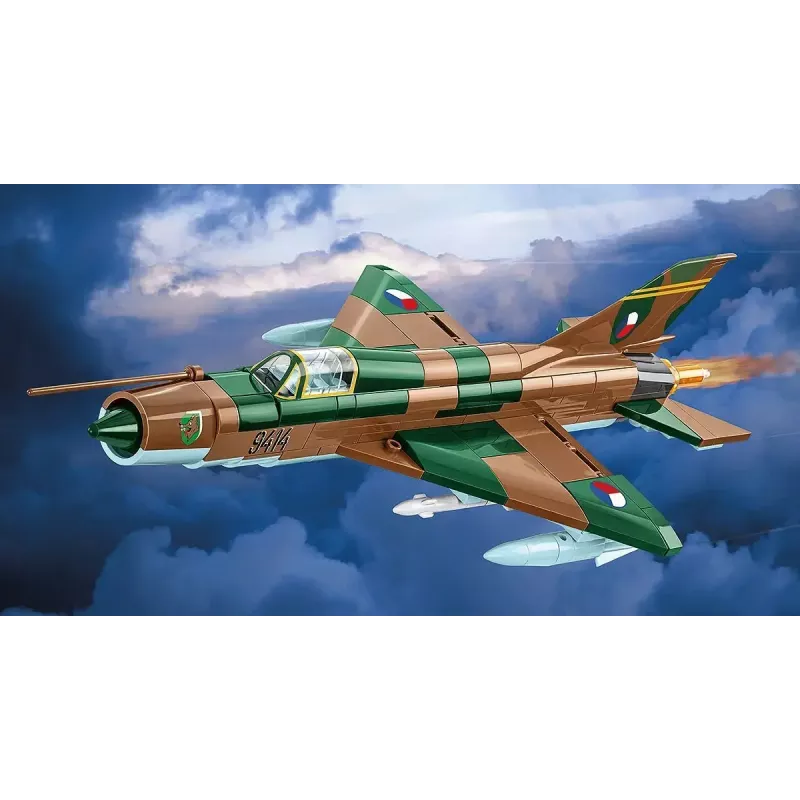 Kit de modelismo Cobi MiG-21 396 peças – conjunto de construção Cobi Blocks