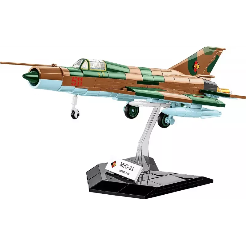 Kit de modelismo Cobi MiG-21 396 peças – conjunto de construção Cobi Blocks