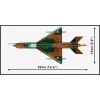 Kit de modelismo Cobi MiG-21 396 peças – conjunto de construção Cobi Blocks