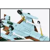 Kit de modelismo Cobi MiG-21 396 peças – conjunto de construção Cobi Blocks