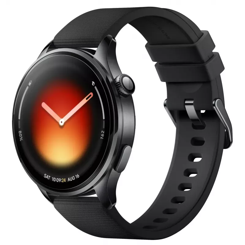 Smartwatch Xiaomi Watch 5 — AMOLED 1,54 polegadas 480x480, Bluetooth 5.4, à prova de água, medidor de frequência cardíaca, preto