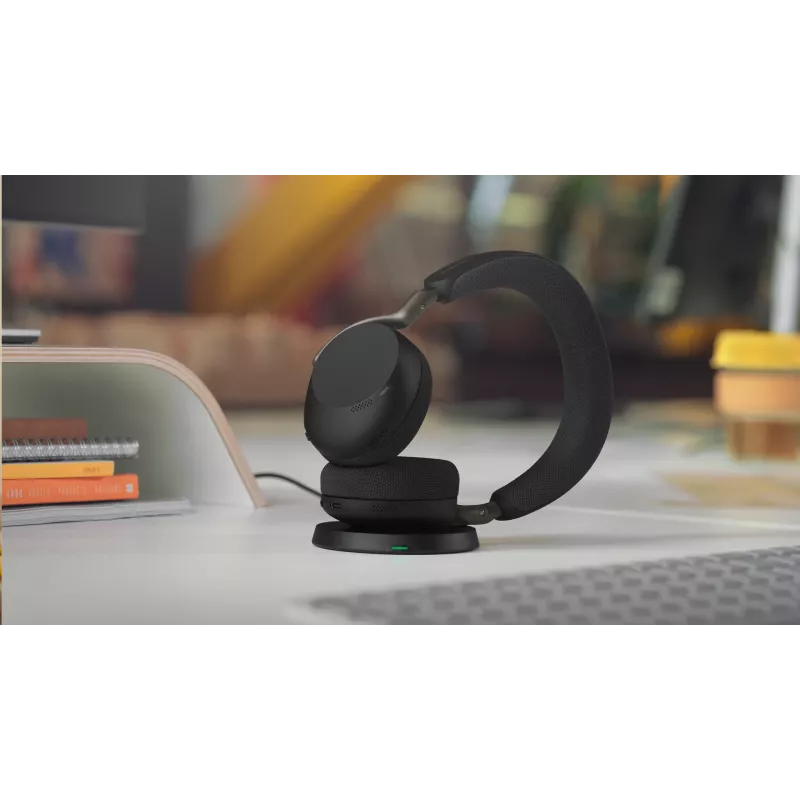 Jabra Evolve3 75 - UC Link390c (estação de carregamento sem fios) - preto