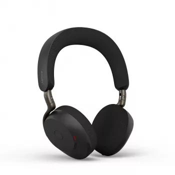 Jabra Evolve3 75 - MS Link390a - preto, sem fios, 20 - 20000 Hz, telefonia/música, 180 g, headset, preto