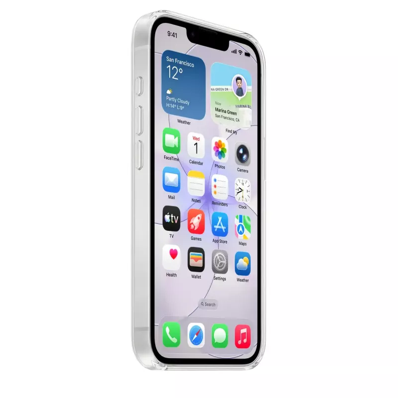 Capa de proteção transparente para Apple iPhone 17e – capa PC transparente, MagSafe, para ecrã de 6,1 polegadas