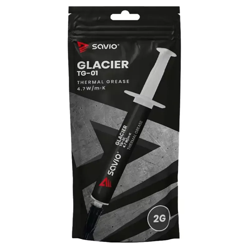 Savio TG-01 pasta térmica, 2 g, 4,7 W/m·K