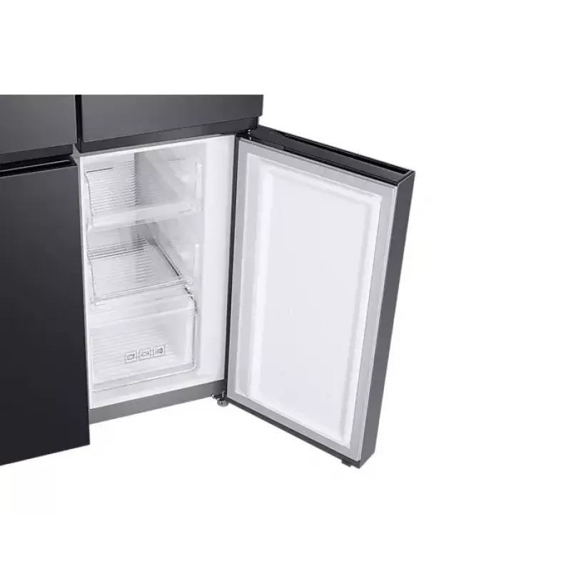 Frigorífico side-by-side Samsung RF48A401EB4/EO de instalação livre 488 L preto