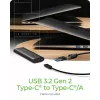 Caixa ICY BOX para M.2 NVMe com USB 3.2 Gen 2 Type-C, caixa para SSD, M.2, PCI Express, 10 Gbit/s, Hot-Swap, preta