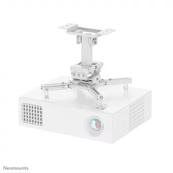 Suporte de teto para projetor Neomounts CL25-530WH1 — totalmente móvel, carga máx. 45 kg, altura 25,5 cm, branco
