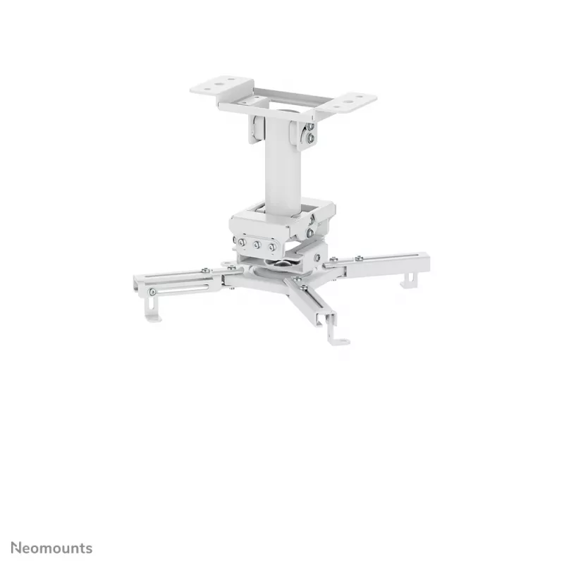 Suporte de teto para projetor Neomounts CL25-530WH1 — totalmente móvel, carga máx. 45 kg, altura 25,5 cm, branco