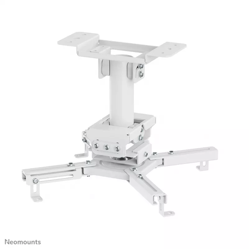Suporte de teto para projetor Neomounts CL25-530WH1 — totalmente móvel, carga máx. 45 kg, altura 25,5 cm, branco
