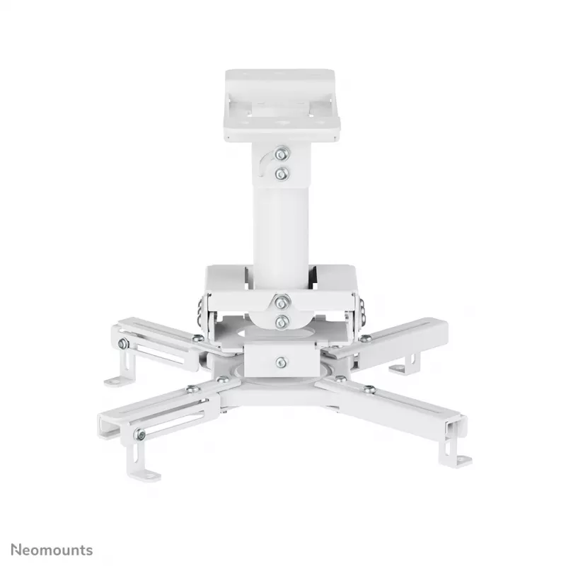 Suporte de teto para projetor Neomounts CL25-530WH1 — totalmente móvel, carga máx. 45 kg, altura 25,5 cm, branco