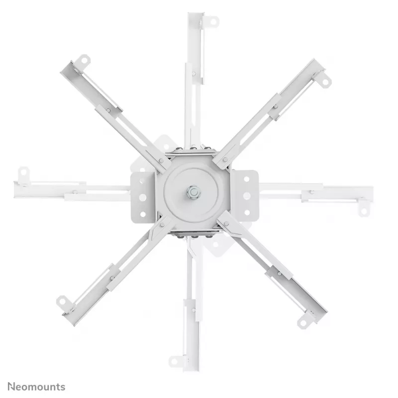 Suporte de teto para projetor Neomounts CL25-530WH1 — totalmente móvel, carga máx. 45 kg, altura 25,5 cm, branco