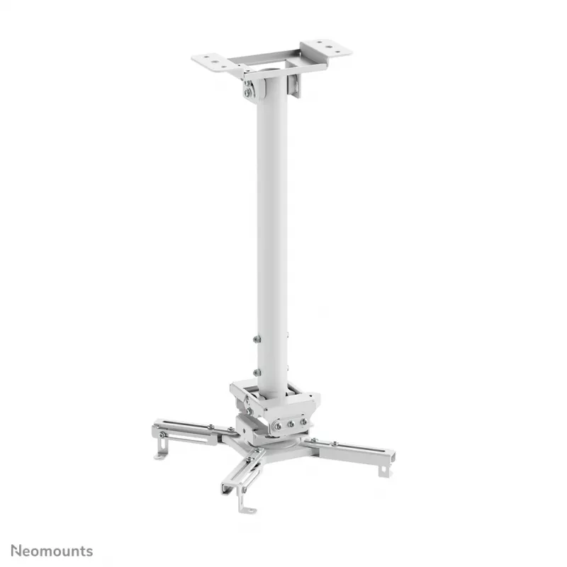 Suporte de teto para projetor Neomounts CL25-540WH1 – h 60,5–90,5 cm – montagem fácil – totalmente móvel