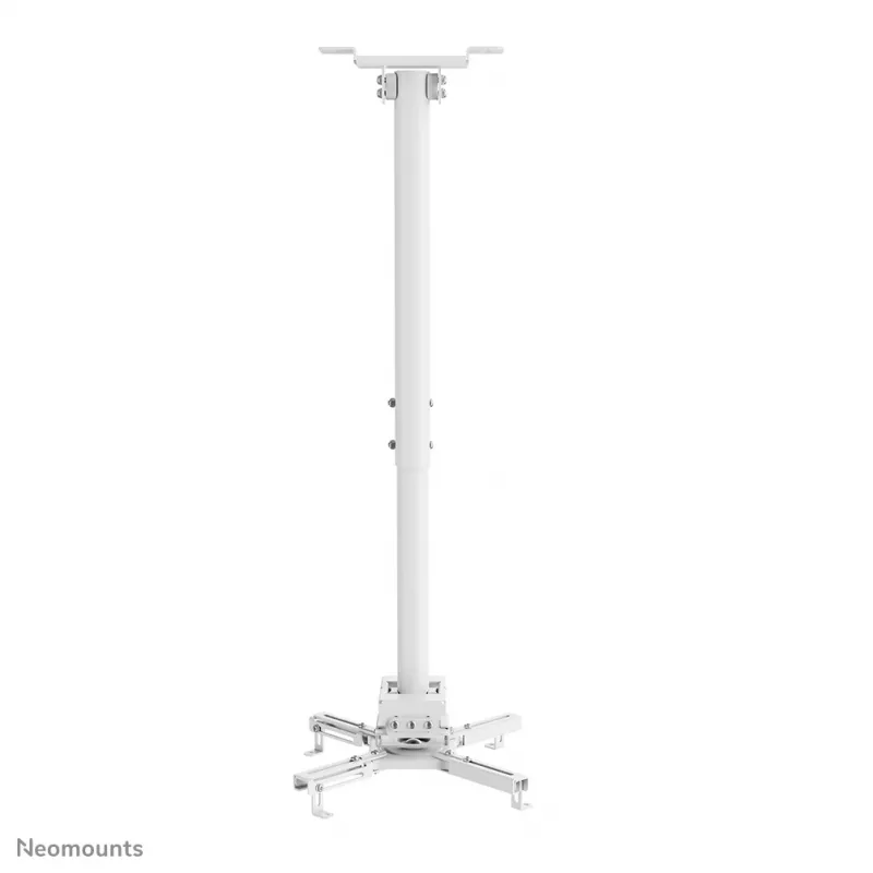Suporte de teto para projetor Neomounts CL25-540WH1 – h 60,5–90,5 cm – montagem fácil – totalmente móvel