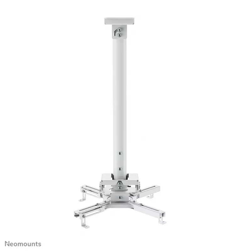 Suporte de teto para projetor Neomounts CL25-540WH1 – h 60,5–90,5 cm – montagem fácil – totalmente móvel