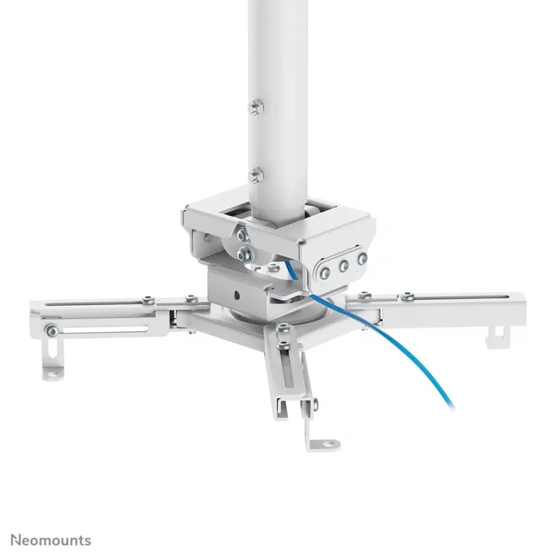 Suporte de teto para projetor Neomounts CL25-540WH1 – h 60,5–90,5 cm – montagem fácil – totalmente móvel