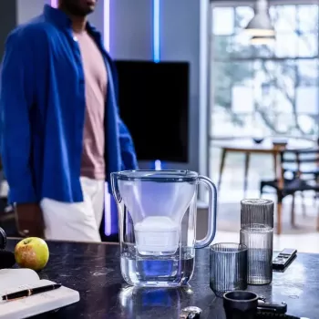 Jarro com filtro de água BRITA Style ESSENTIAL XL azul com filtro MX Pro Pure Performance