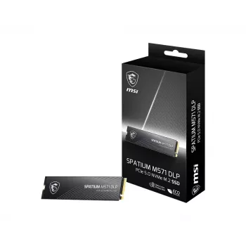Unidade de estado sólido interna MSI SPATIUM M571 DLP PCIe 5.0 NVMe M.2 4T 4 TB PCI Express 5.0 3D NAND