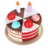 Bolo de brincar magnético MALIK MalBlo Magnetic – conjunto de bolo para jogo de faz de conta com peças magnéticas e acessórios