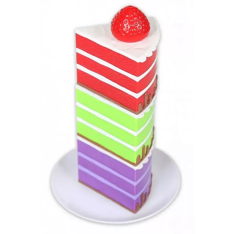 Bolo de brincar magnético MALIK MalBlo Magnetic – conjunto de bolo para jogo de faz de conta com peças magnéticas e acessórios