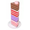 Bolo de brincar magnético MALIK MalBlo Magnetic – conjunto de bolo para jogo de faz de conta com peças magnéticas e acessórios