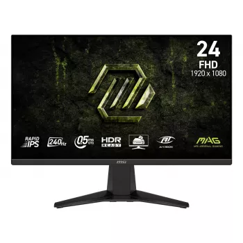 Monitor de computador MSI MAG 245F X24 60,5 cm (23,8 polegadas) 1920 x 1080 píxeis Full HD LCD preto