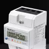 Contador de energia trifásico QOLTEC 50980 — 400 V, 100 A com reset