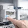 Contador de energia trifásico QOLTEC 50980 — 400 V, 100 A com reset