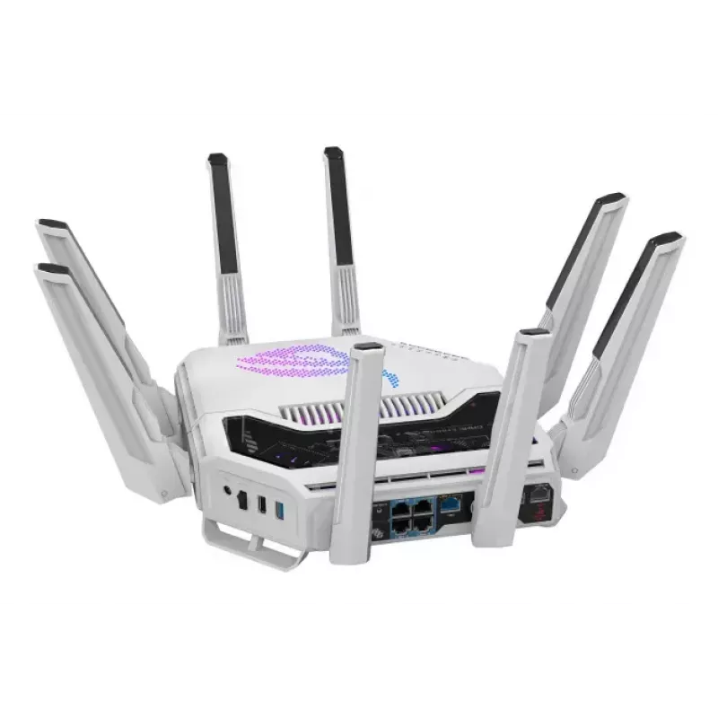Router WLAN ASUS ROG Rapture GT-BE19000AI 10 Gigabit Ethernet Tri-Band (2,4 GHz / 5 GHz / 6 GHz) branco