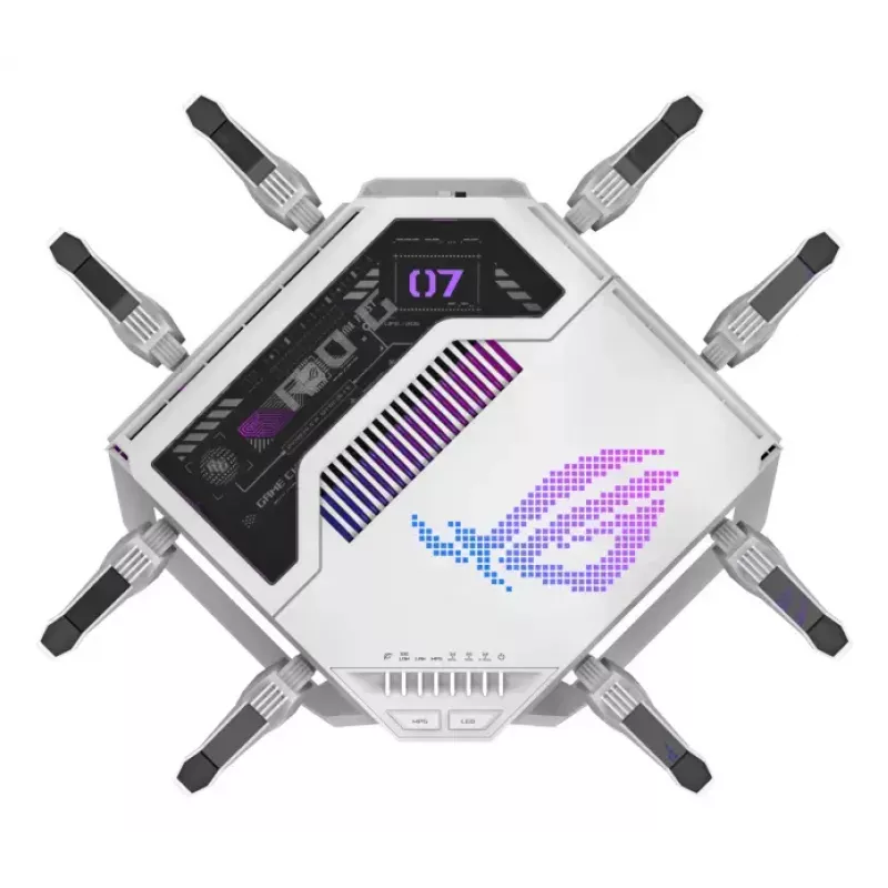 Router WLAN ASUS ROG Rapture GT-BE19000AI 10 Gigabit Ethernet Tri-Band (2,4 GHz / 5 GHz / 6 GHz) branco