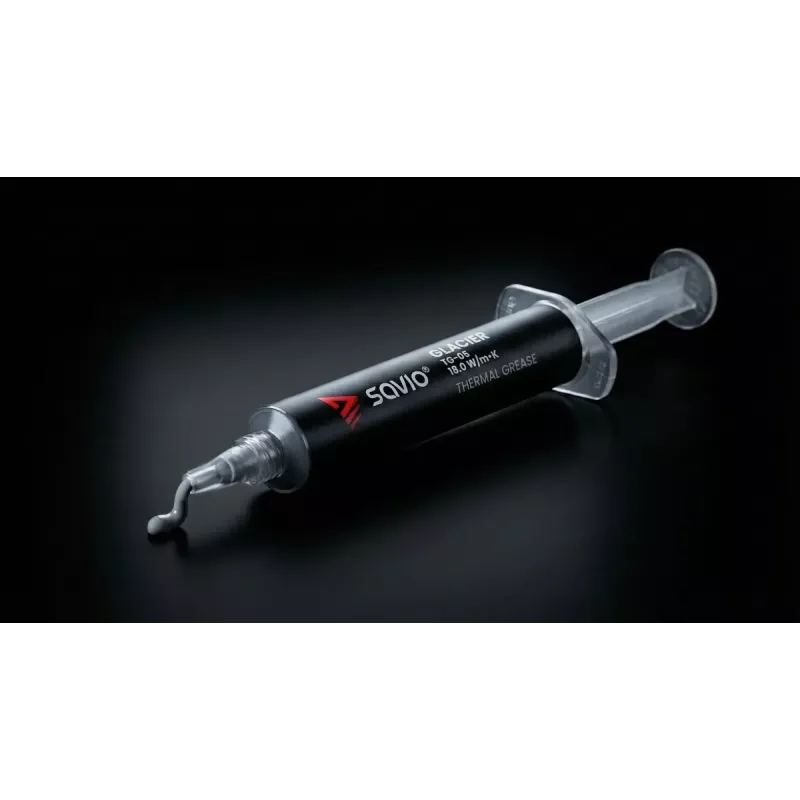Pasta térmica SAVIO TG-05 2g — condutividade térmica 18 W/m·K, 2 ml