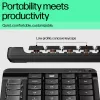 Teclado numérico sem fios programável HP 430, sem fios, Bluetooth, mecânico, preto