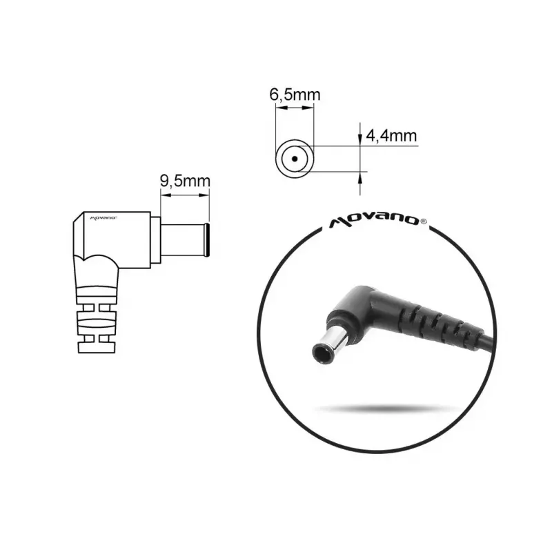 Fonte de alimentação MITSU para SONY 19,5V 4,7A (ZM/SON19547)