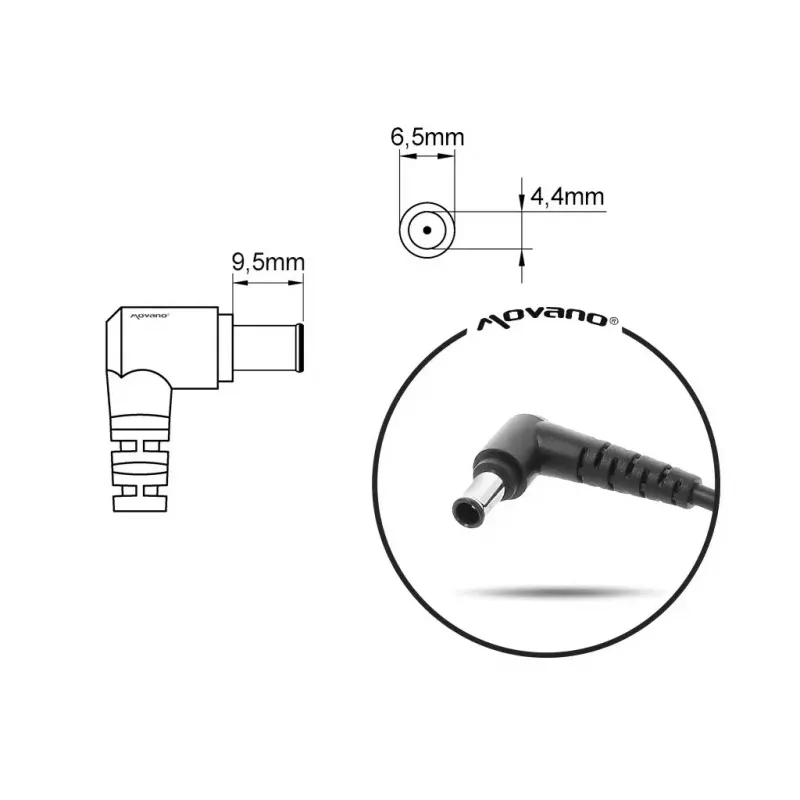 Fonte de alimentação MITSU para SONY 19,5V 4,7A (ZM/SON19547)