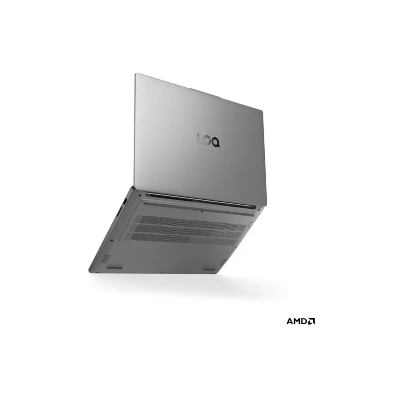 Lenovo LOQ 15ARP10E 39,6 cm (15,6 inch) FHD IPS Luna Grey — AMD Ryzen 7 7735HS, 16 GB DDR5, 512 GB SSD, NVIDIA RTX 4050 6 GB, Win11 Home