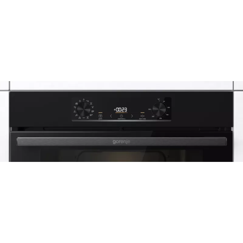 Forno elétrico Gorenje BOS6737E06B RAL9005, Grande, Elétrico, 77 l, 77 l, 2300 W, 300 °C