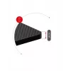 Secretária gaming reta Huzaro Hero 8.2 preta MDF retangular 1200x600 mm, altura ajustável 720–1180 mm, capacidade de carga 80 kg