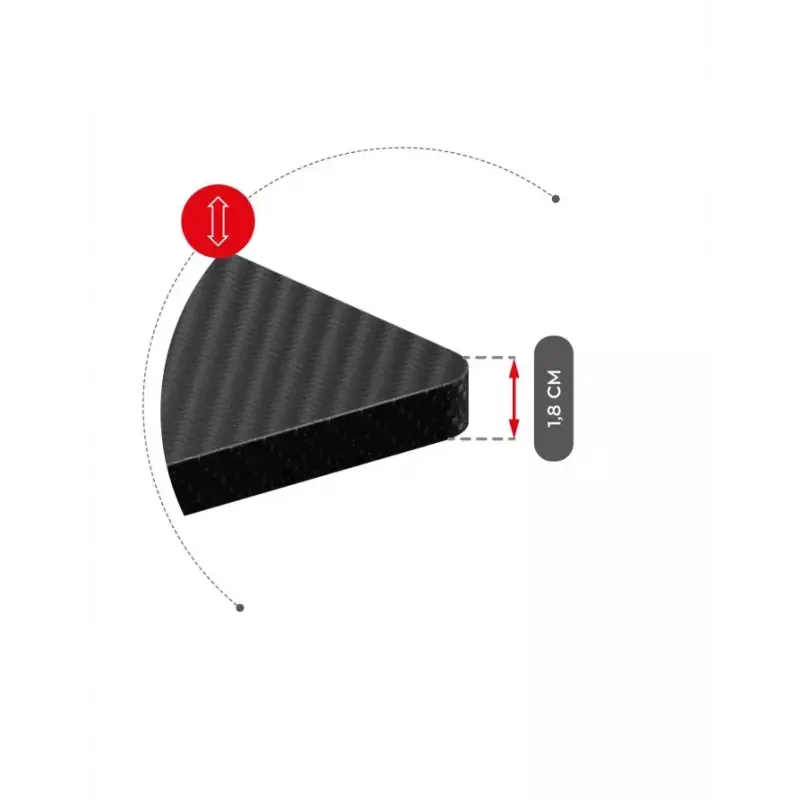 Secretária gaming reta Huzaro Hero 8.2 preta MDF retangular 1200x600 mm, altura ajustável 720–1180 mm, capacidade de carga 80 kg