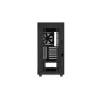 Caixa de PC DeepCool CH510 Midi Tower preta — vidro temperado, microATX/ATX, suporta radiadores de 360 mm à frente/em cima, comprimento máximo de GPU 38 cm, fonte de alimentação em baixo, 7 slots de expansão
