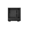 Caixa de PC DeepCool CH510 Midi Tower preta — vidro temperado, microATX/ATX, suporta radiadores de 360 mm à frente/em cima, comprimento máximo de GPU 38 cm, fonte de alimentação em baixo, 7 slots de expansão