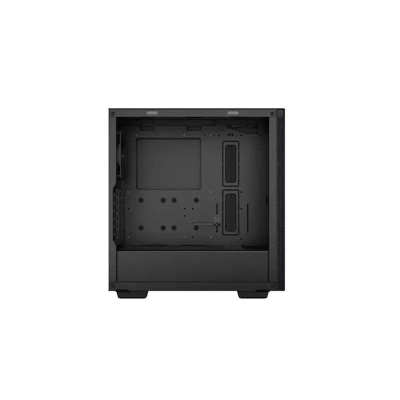 Caixa de PC DeepCool CH510 Midi Tower preta — vidro temperado, microATX/ATX, suporta radiadores de 360 mm à frente/em cima, comprimento máximo de GPU 38 cm, fonte de alimentação em baixo, 7 slots de expansão