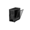 Caixa de PC DeepCool CH510 Midi Tower preta — vidro temperado, microATX/ATX, suporta radiadores de 360 mm à frente/em cima, comprimento máximo de GPU 38 cm, fonte de alimentação em baixo, 7 slots de expansão