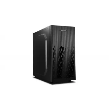 Caixa de PC DeepCool Matrexx 30 SI Mini Tower — Micro ATX/Mini-ITX, 3x3,5 polegadas + 2x2,5 polegadas baías, GPU 25 cm, cooler de CPU 15,1 cm, fonte de alimentação em cima, preta