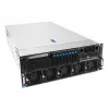 Servidor rack ASUS ESC8000A-E13 (4U) prateado – LGA 6096, AMD EPYC, DDR5, até 3 TB, 24 DIMM, 2× CPU, fonte de alimentação 3200 W