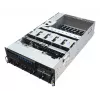 Servidor rack ASUS ESC8000A-E13 (4U) prateado – LGA 6096, AMD EPYC, DDR5, até 3 TB, 24 DIMM, 2× CPU, fonte de alimentação 3200 W