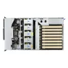 Servidor rack ASUS ESC8000A-E13 (4U) prateado – LGA 6096, AMD EPYC, DDR5, até 3 TB, 24 DIMM, 2× CPU, fonte de alimentação 3200 W