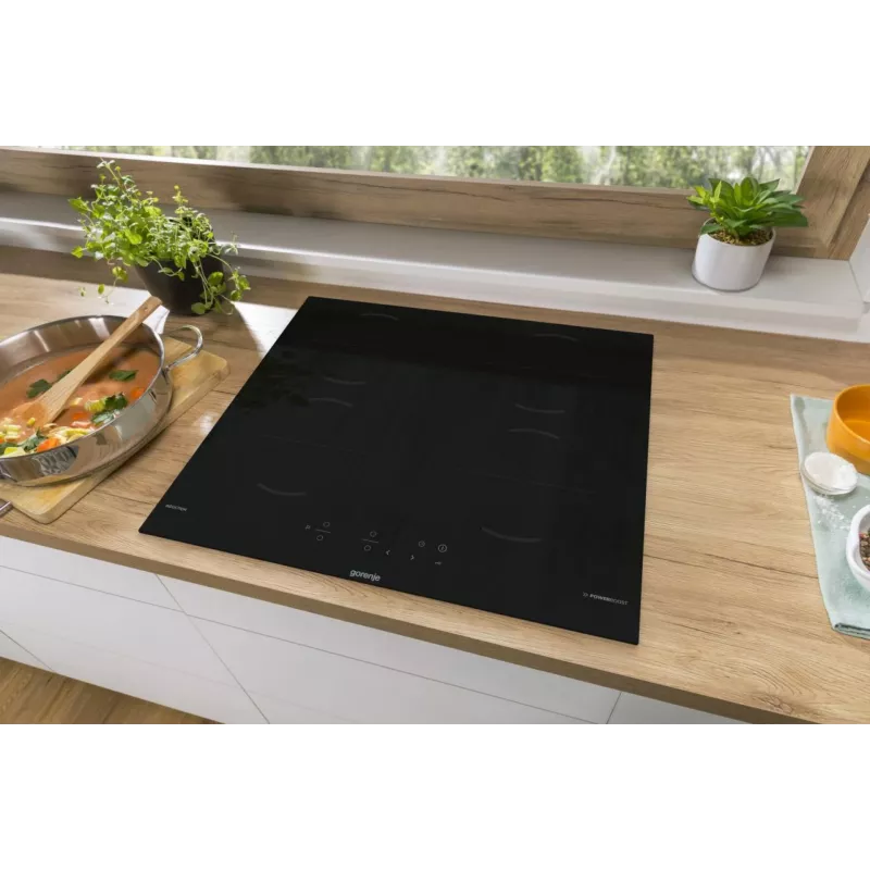Placa de indução encastrável Gorenje GI6401BSCE preta 59 cm zonas 4 zona(s)