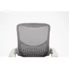 Cadeira de escritório giratória ActiveJet YK507 – assento acolchoado, encosto em malha, estofamento em tecido cinzento, altura 90–100 cm, largura do encosto 45 cm
